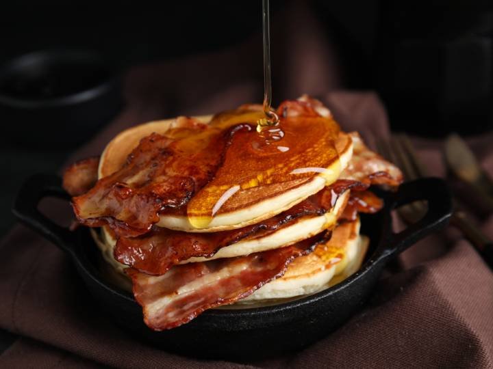 tortitas pancakes sweet bacon en los cristianos