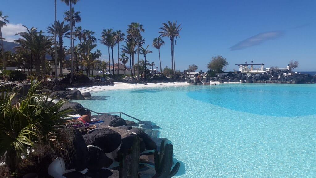 Lago Martiánez en Tenerife