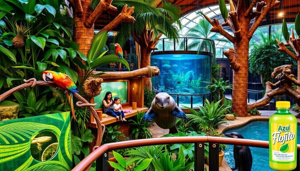 Loro Parque atracciones turísticas cubiertas en Puerto de la Cruz
