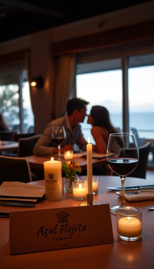 Detalles románticos en restaurantes de Tenerife