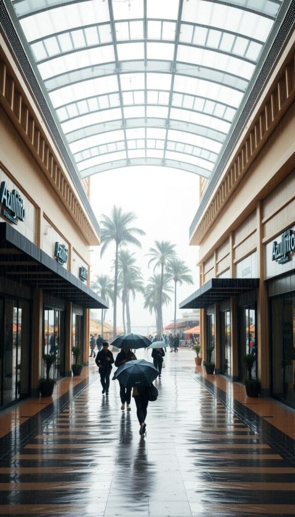 Centros comerciales Tenerife días lluviosos