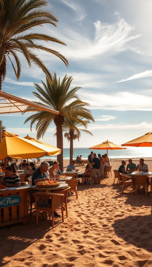 chiringuitos y comida playa