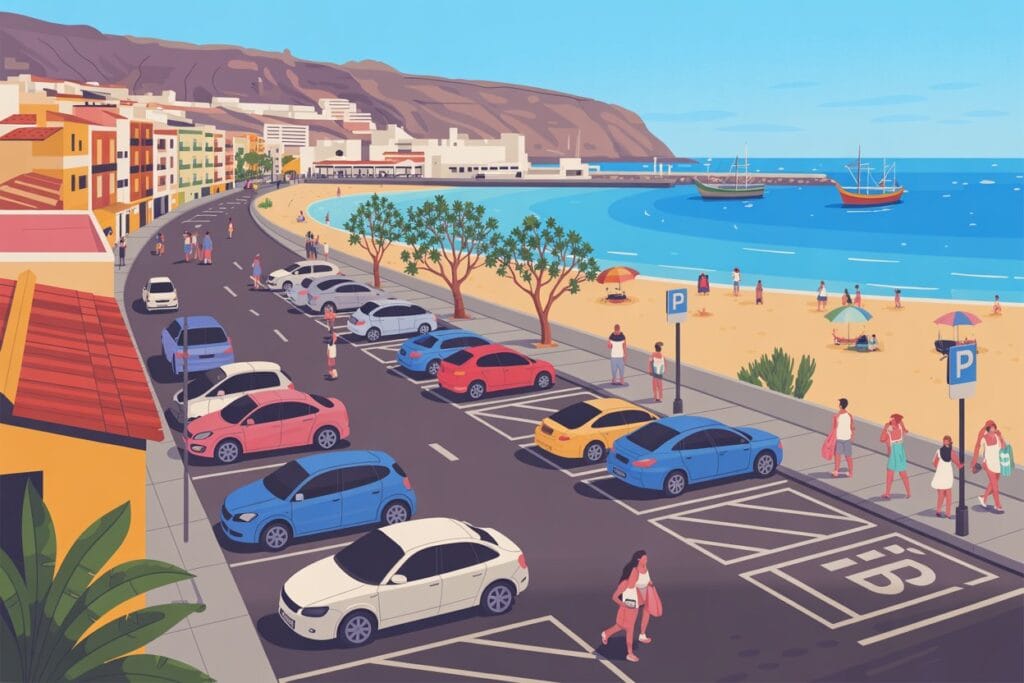 Dónde Aparcar en Los Cristianos: Zonas Gratuitas y de Pago - Guía Práctica 2025 2 Dónde Aparcar en Los Cristianos: Zonas Gratuitas y de Pago