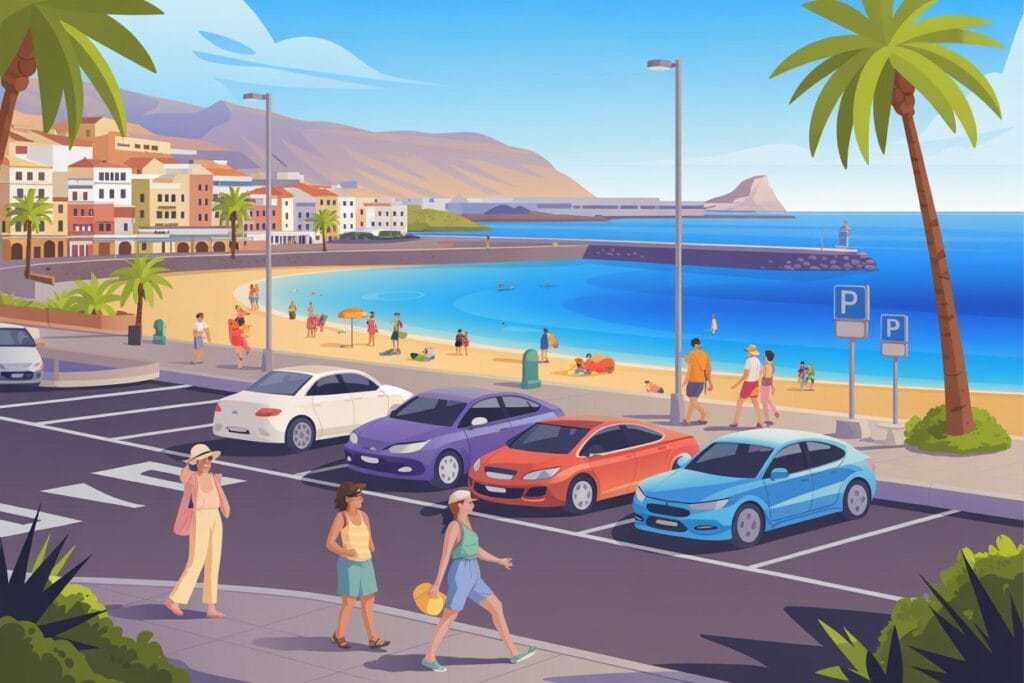 Dónde Aparcar en Los Cristianos: Zonas Gratuitas y de Pago - Guía Práctica 2025 4 Dónde Aparcar en Los Cristianos: Zonas Gratuitas y de Pago