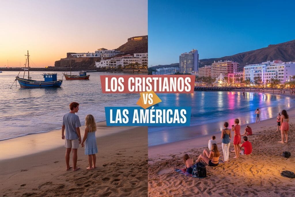 Los Cristianos vs Las Américas: ¿Dónde Alojarse?